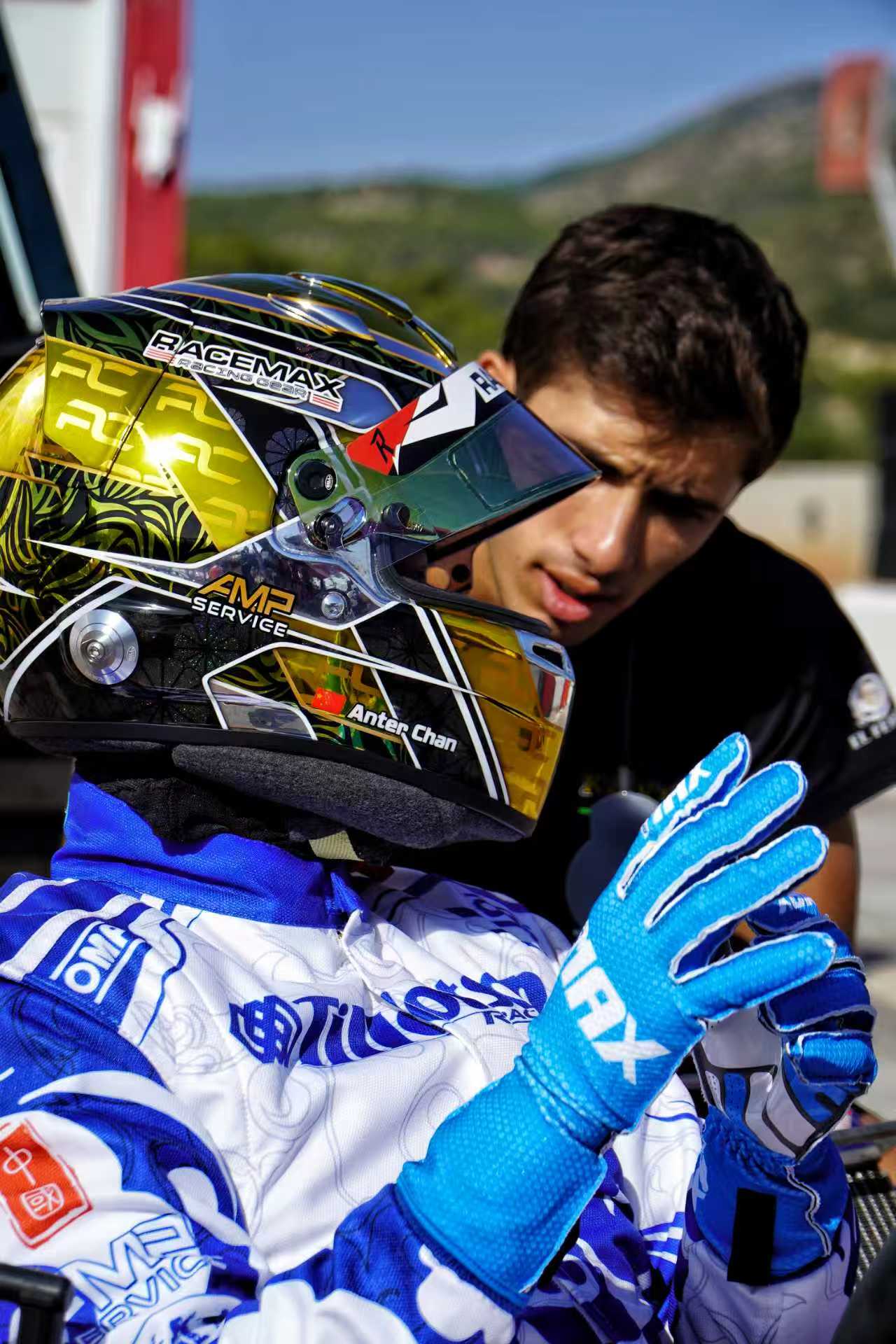 MANEUVER Kart Gloves - SU Blue