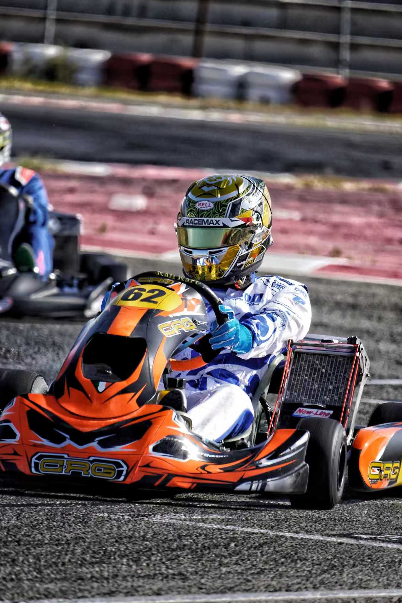 MANEUVER Kart Gloves - SU Blue