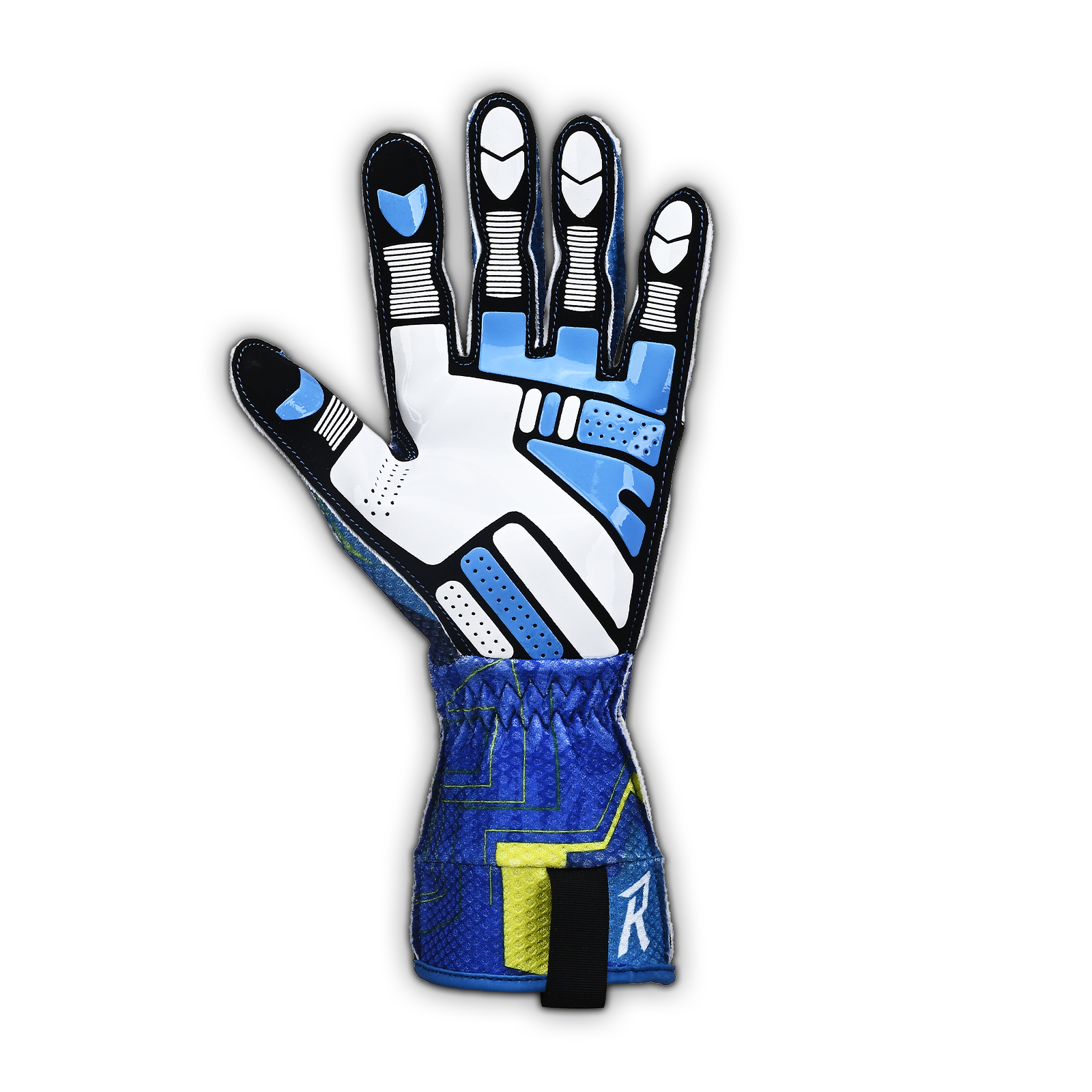 abc handschuhe Racemax Gloves / Racemax Handschuhe – Maneuver Cyber Blue – Kartmax Racing