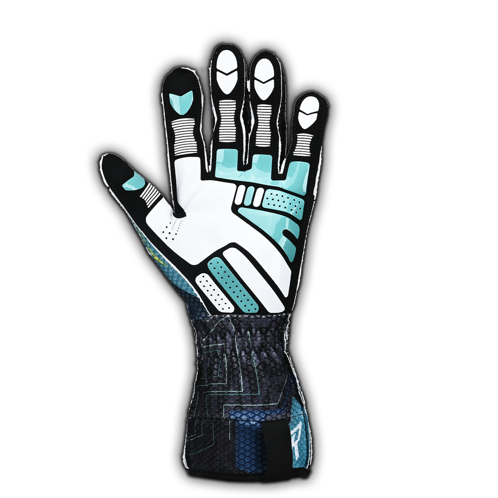MANEUVER Kart Gloves - Cyber Black