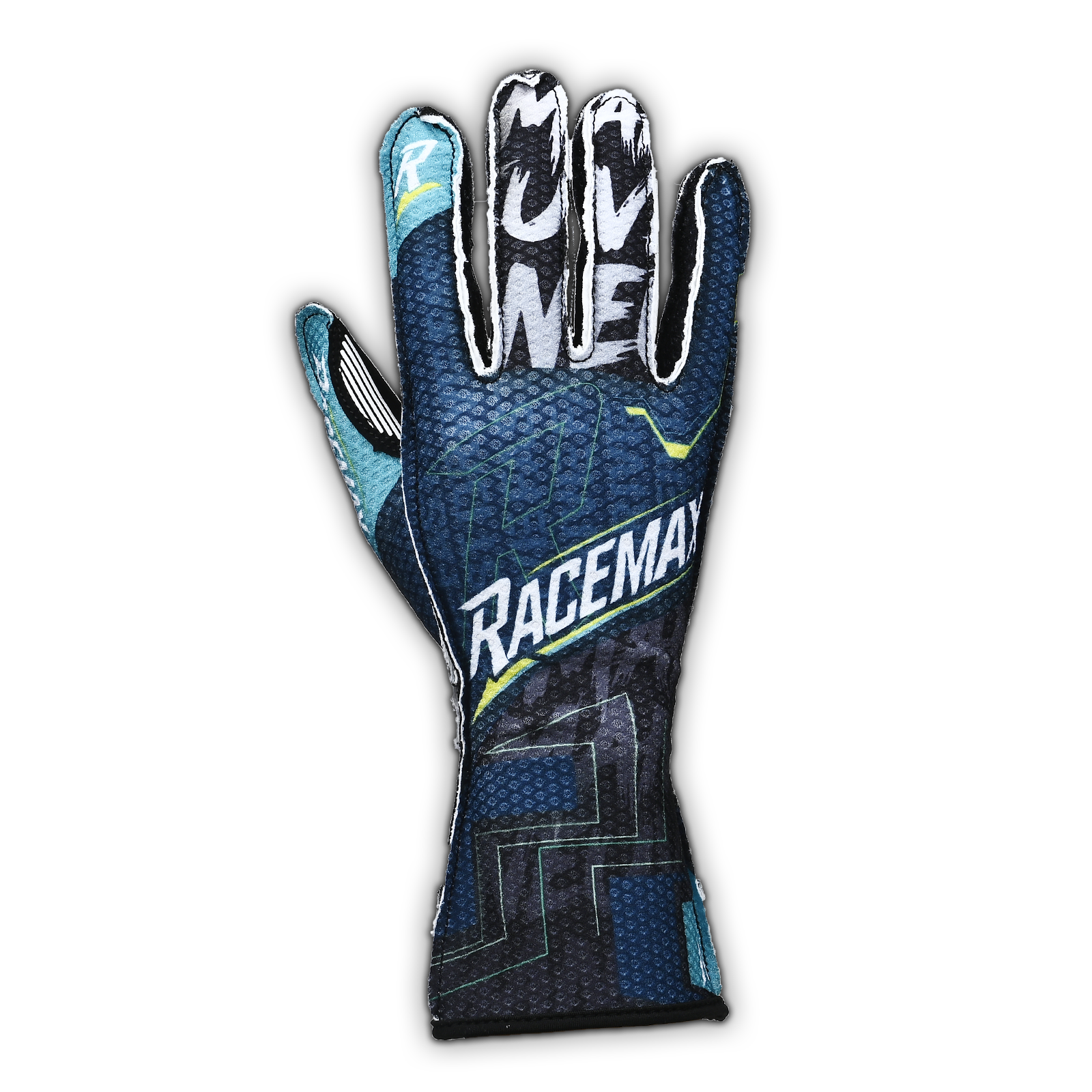 cyber handschuhe Racemax Gloves / Racemax Handschuhe – Maneuver Cyber Black – Kartmax Racing