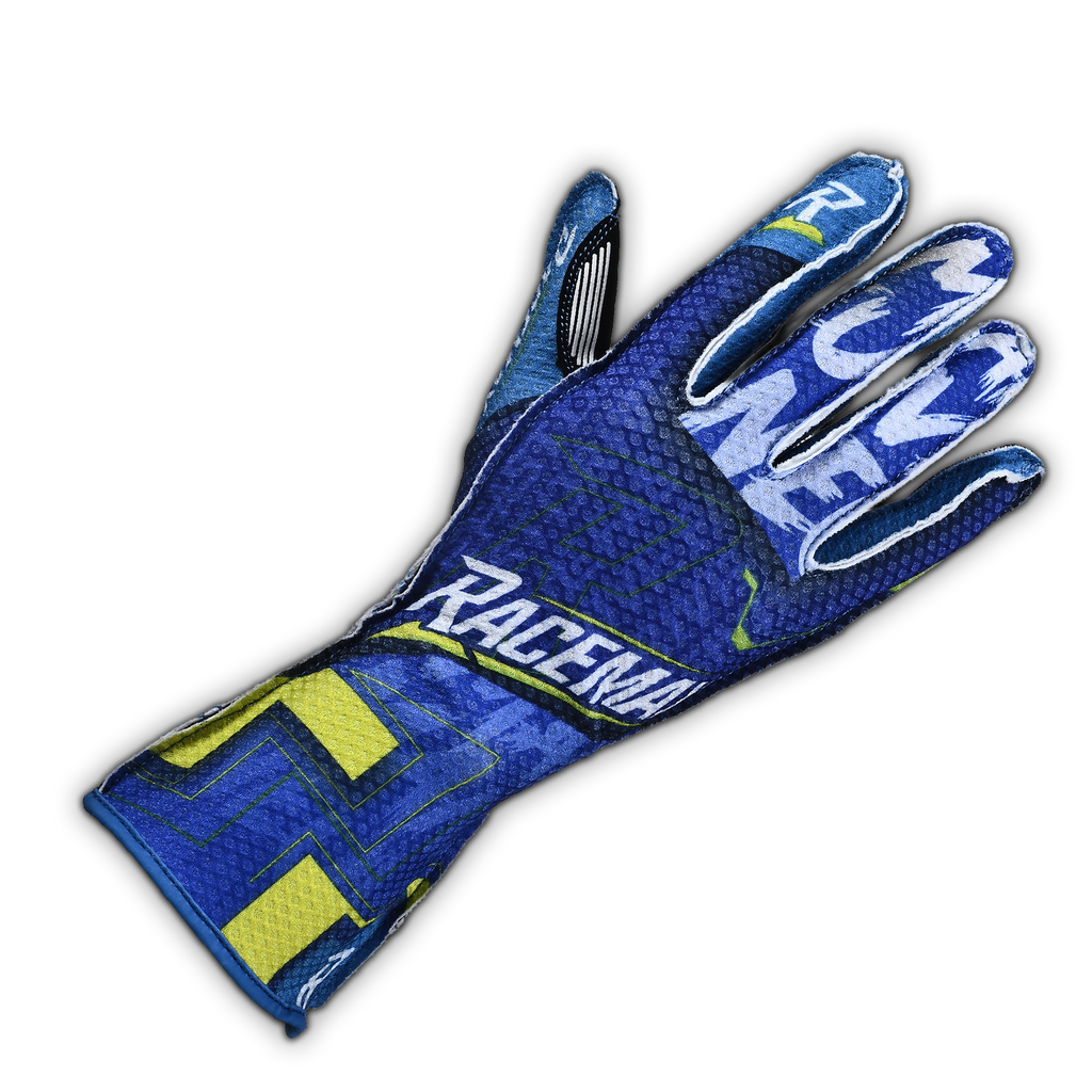 MANEUVER Kart Gloves - Cyber Blue
