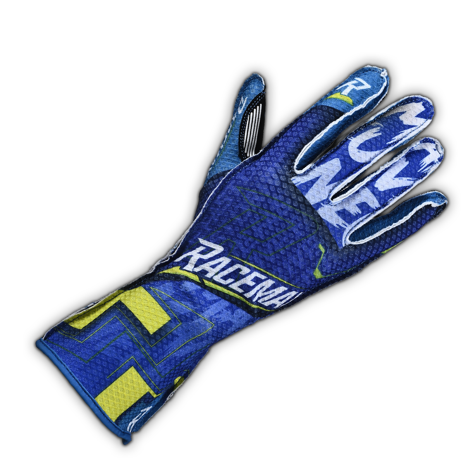 MANEUVER Kart Gloves - Cyber Blue
