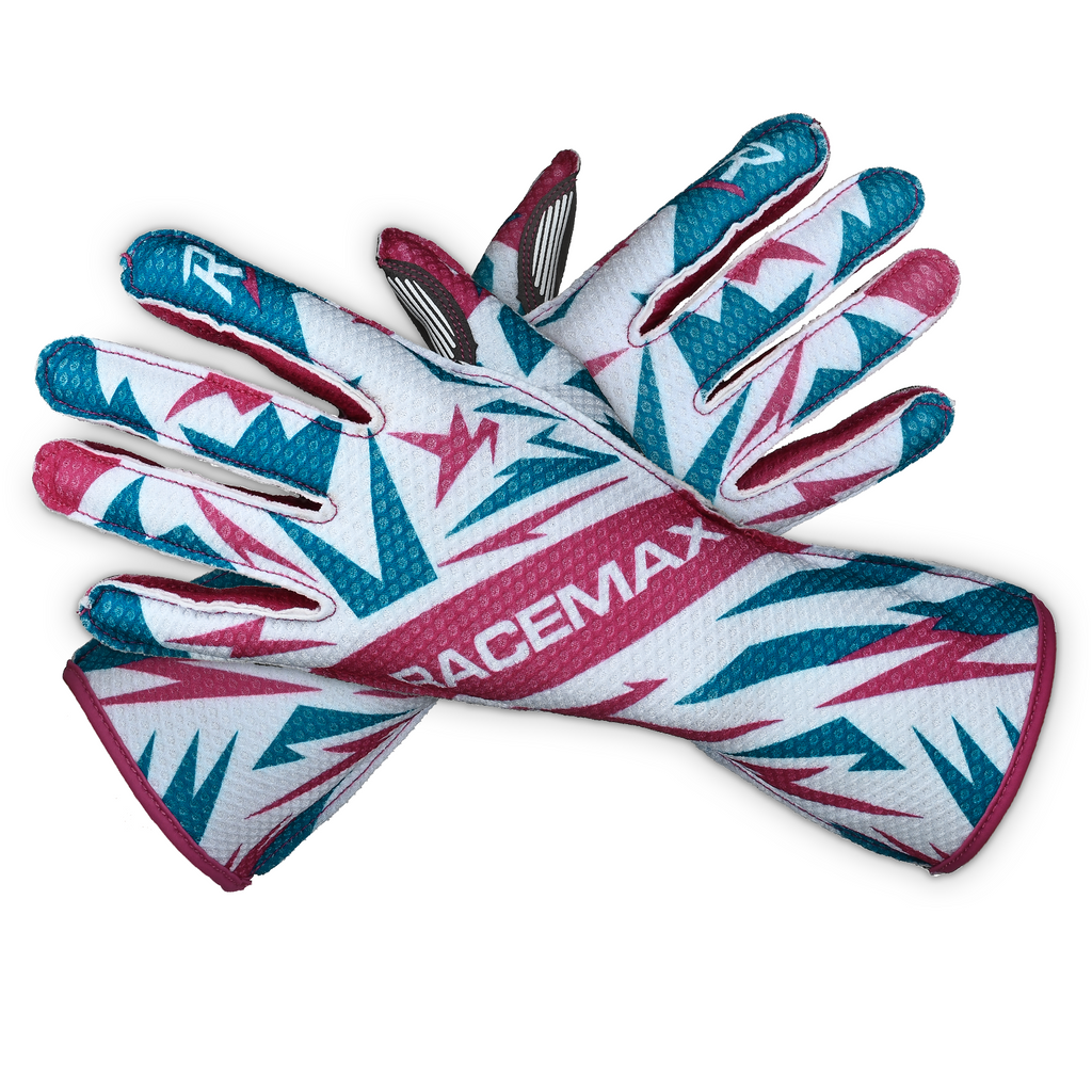 MANEUVER Kart Gloves - Flash Pink