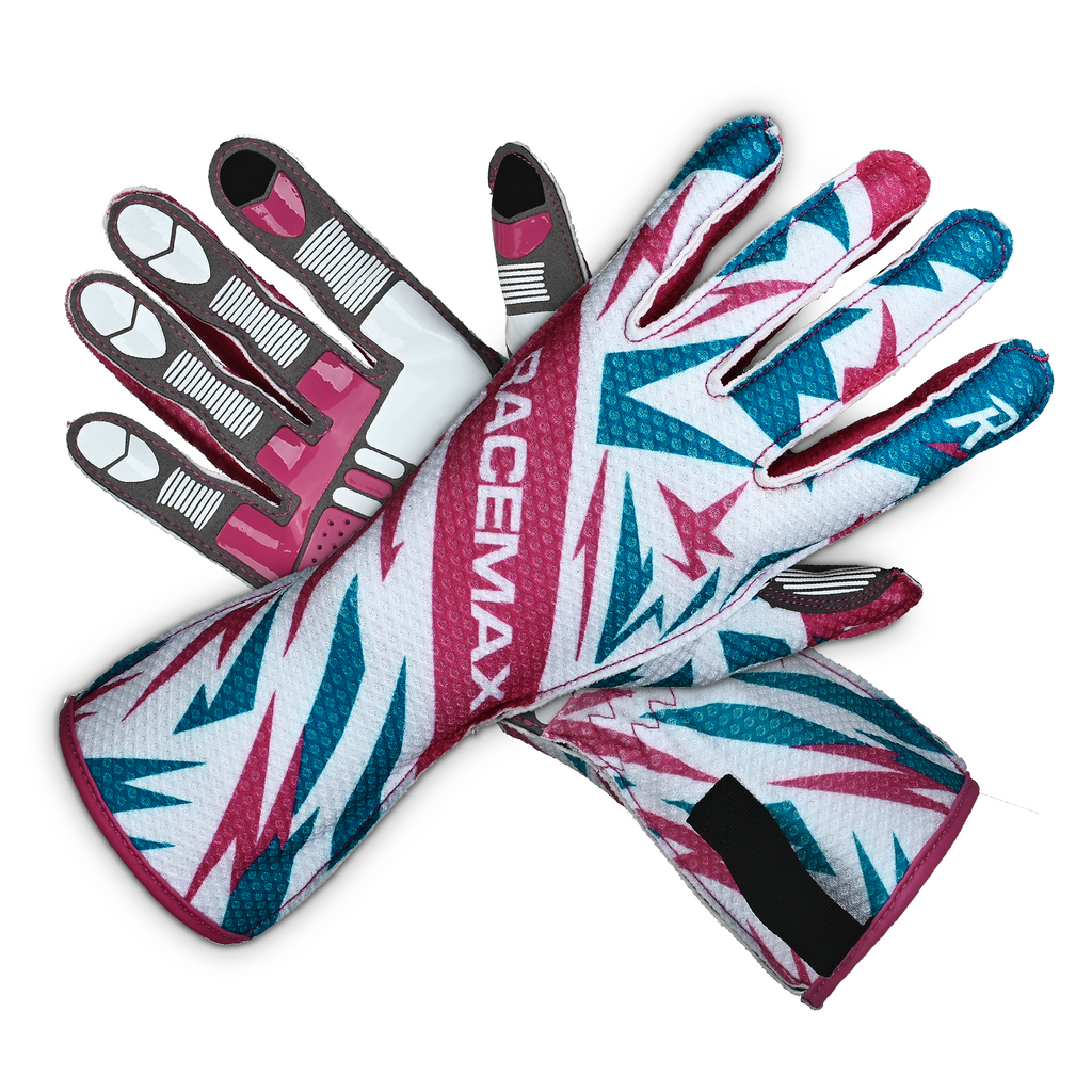 MANEUVER Kart Gloves - Flash Pink