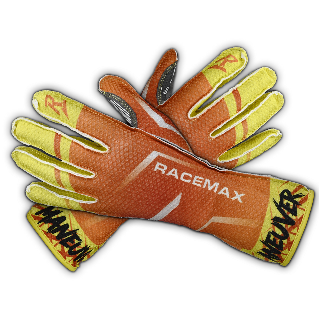 MANEUVER Kart Gloves - Power Orange