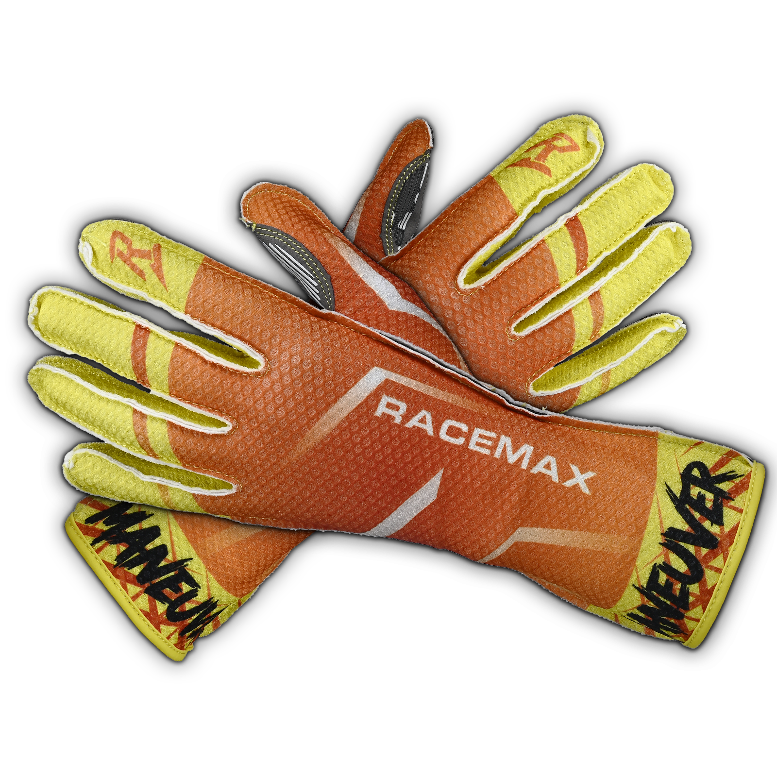 MANEUVER Kart Gloves - Power Orange