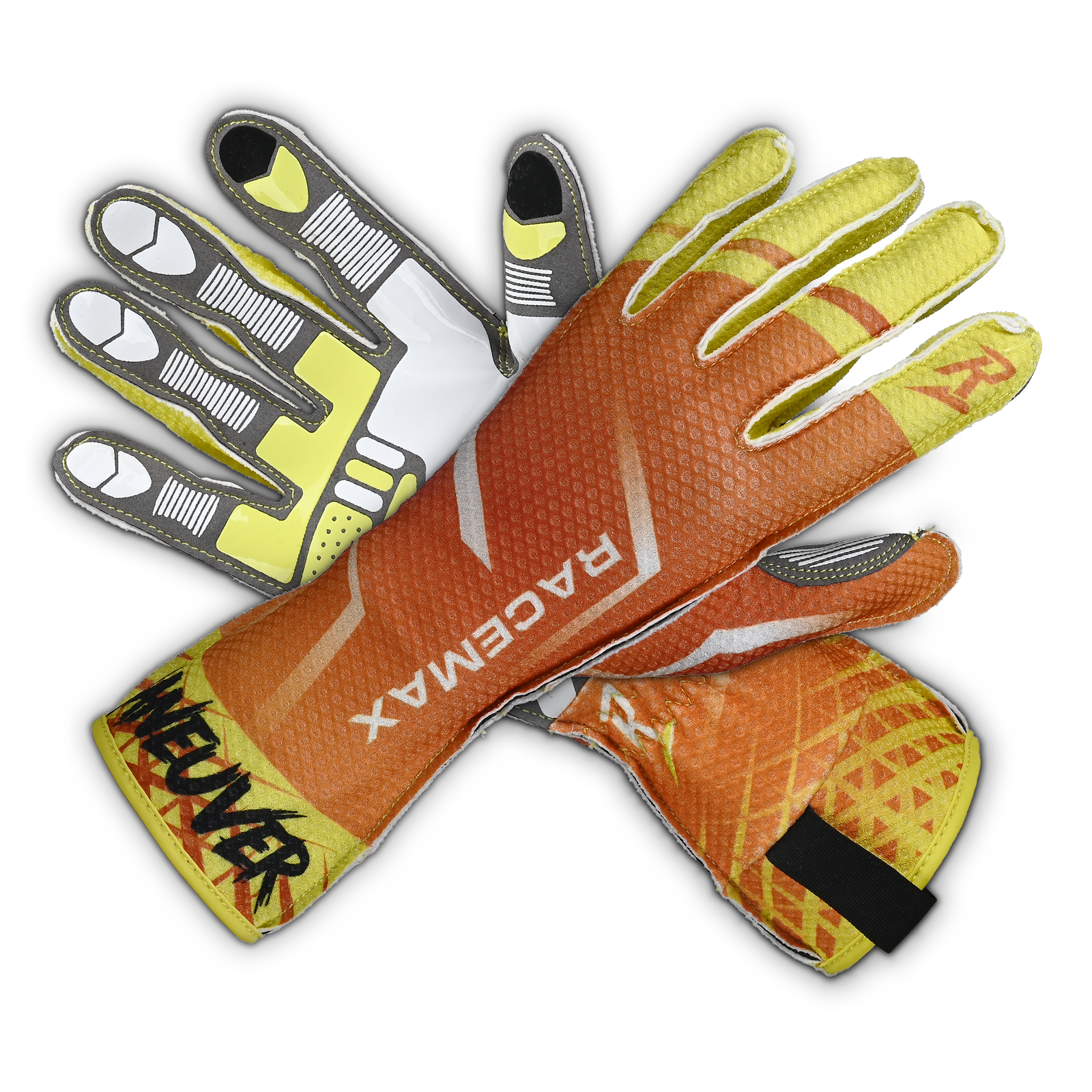 go kart handschuhe Racemax Gloves / Racemax Handschuhe – Maneuver Power Orange – Kartmax Racing