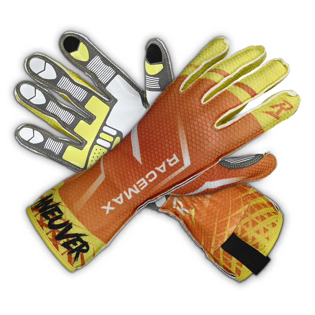 MANEUVER Kart Gloves - Power Orange