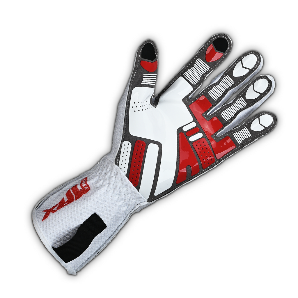 MANEUVER Kart Gloves - White 