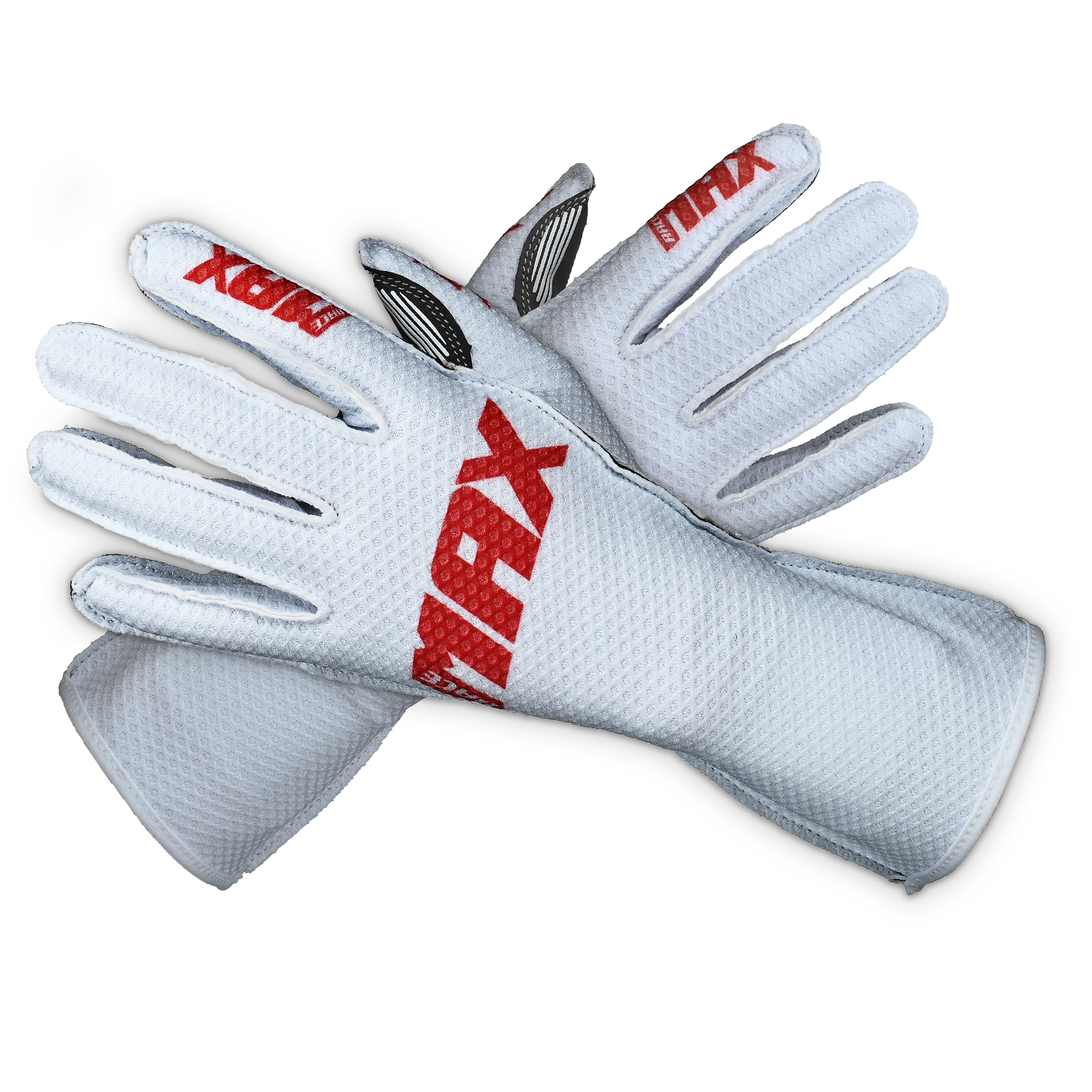 MANEUVER Kart Gloves - White 