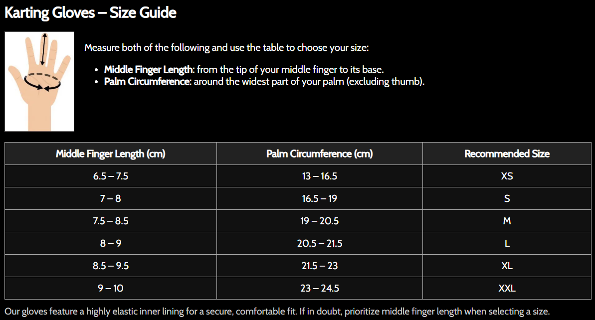 MANEUVER Kart Gloves - Cyber Black